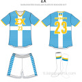 Soccer Jerseys Sublimation Pagpi -print ng mga pasadyang shirt ng football